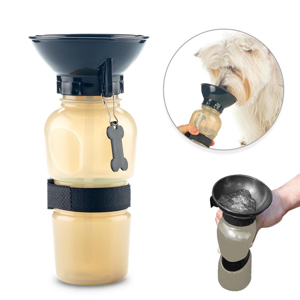 Botilito para mascotas 580ml Negro front