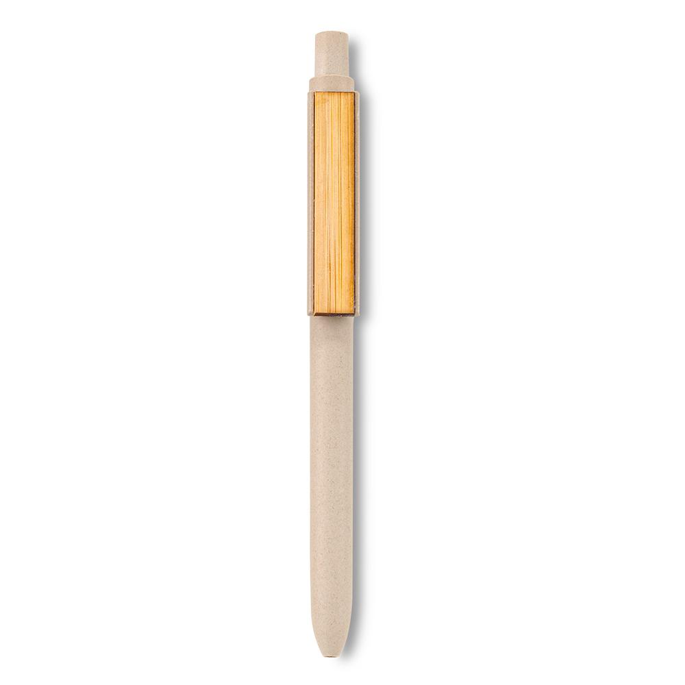 Boligrafo bamboo clip eco Natural miniatura 3