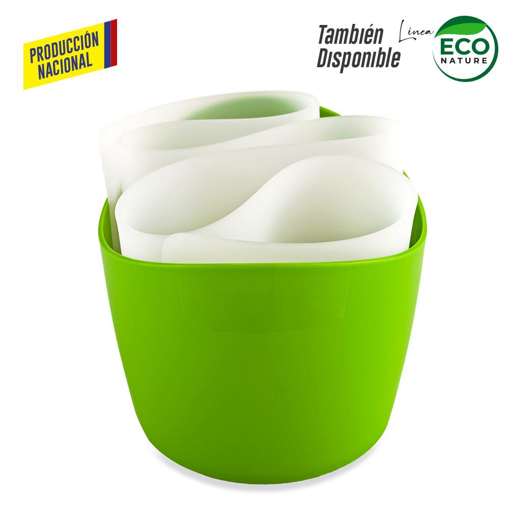 Organizador de escritorio harmony - produccion nacional produccion nacional .Silicona Blanco miniatura 7
