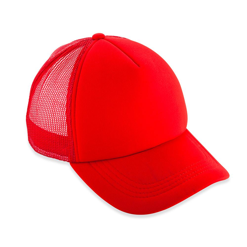 Gorra trucker .Blanco-Rojo miniatura 11