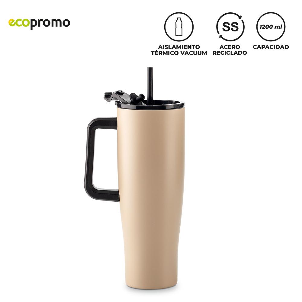 Mug metálico brumo 1200 ml Negro miniatura 6