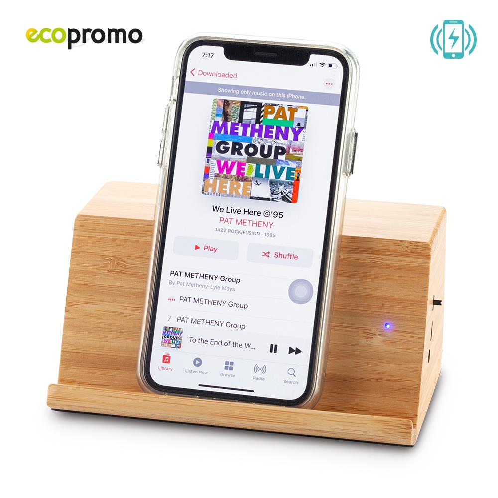 Speaker de induccion bamboo Bambú miniatura 6