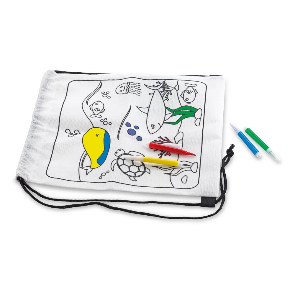 Sporty bag kidz con diseno Blanco miniatura 5