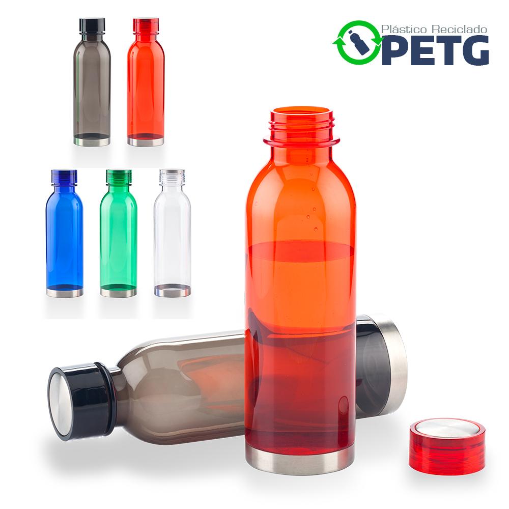 Botilito plastico alepy petg 750ml - oferta oferta Rojo front