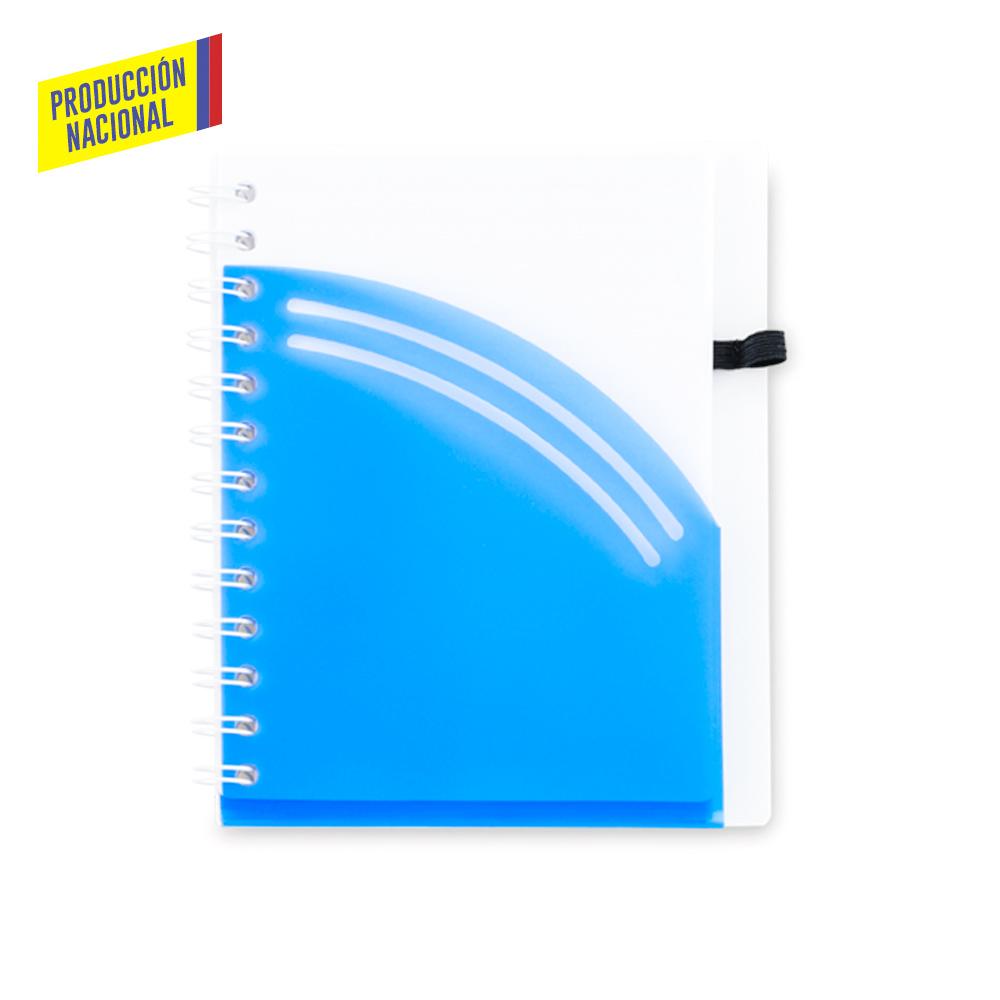 Libreta arco - produccion nacional produccion nacional Azul miniatura 3