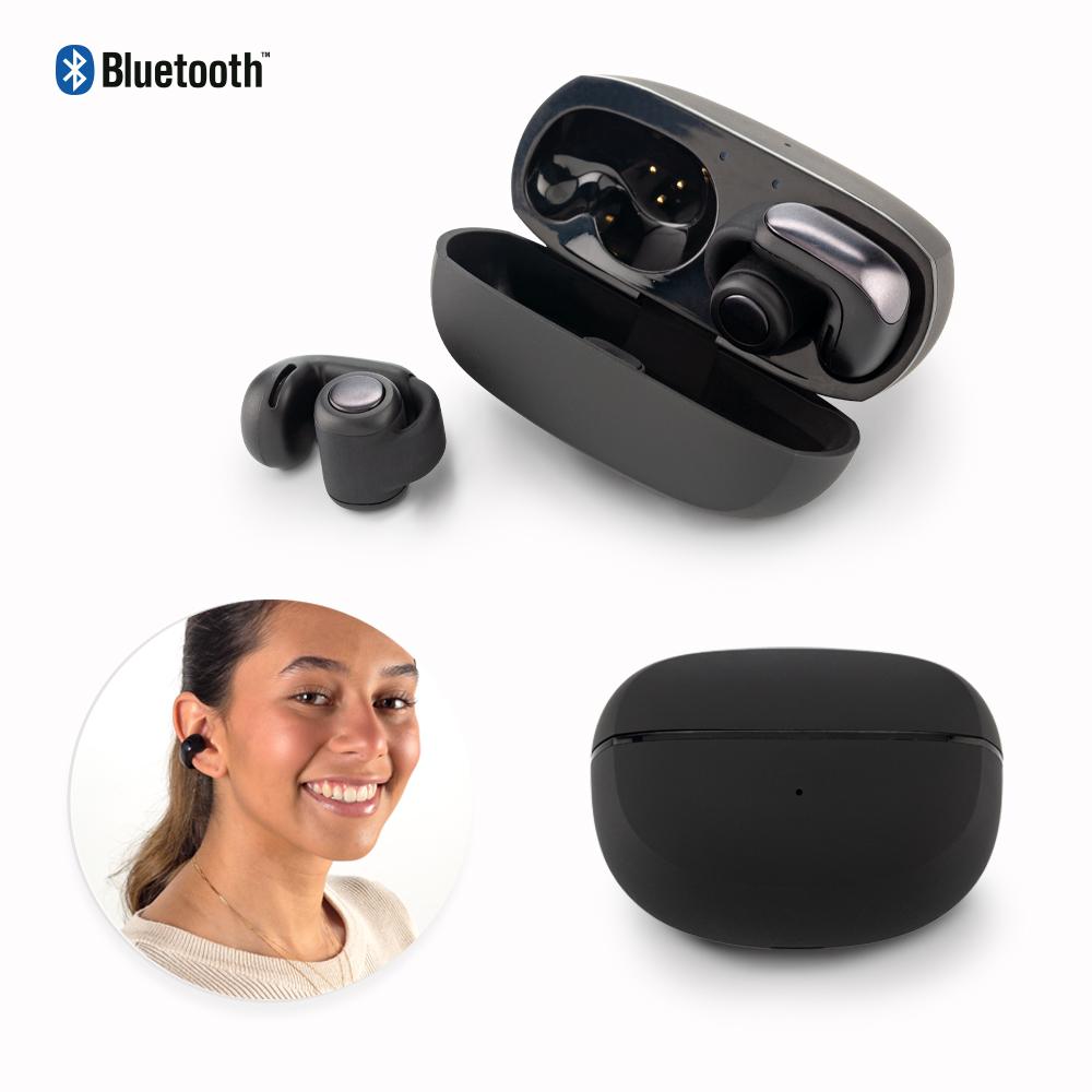 Audífonos bluetooth osmin Negro front