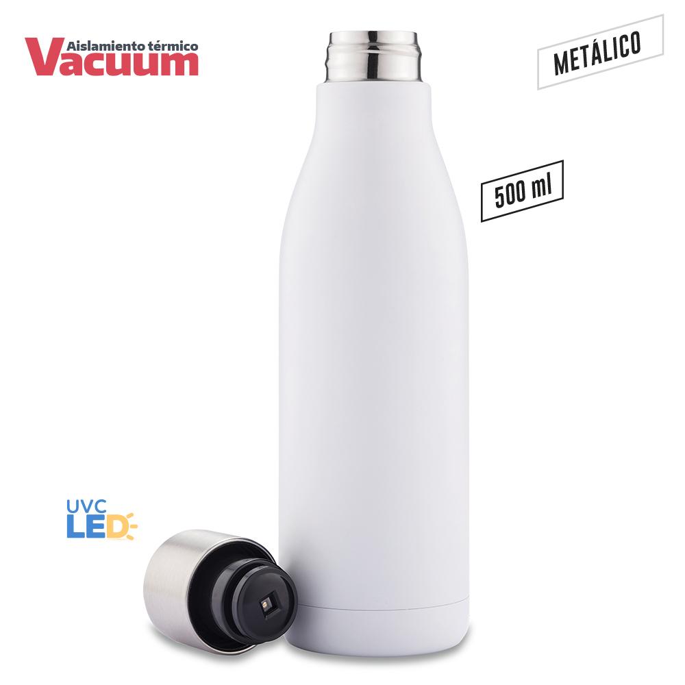Botilito metalico uv-c clean 500ml Blanco miniatura 3