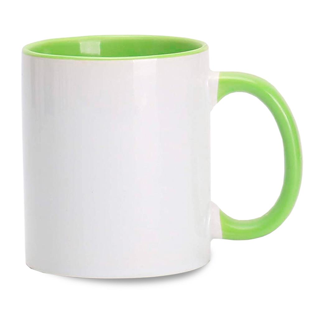 Mug ceramica para sublimacion i 11oz Blanco-Rojo miniatura 8