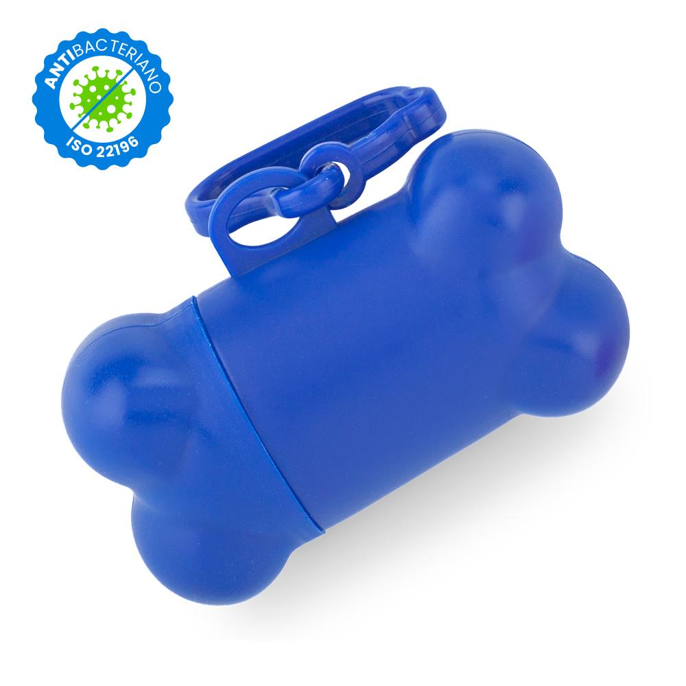Dispensador de bolsas bone material antibacteriano Azul miniatura 3