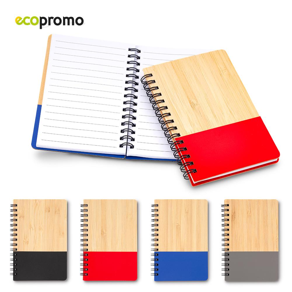 Mini libreta bamboo eco Gris front