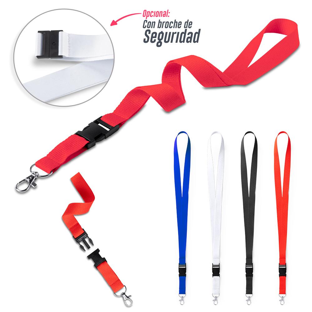 Cinta para portacarnet kunel Azul front