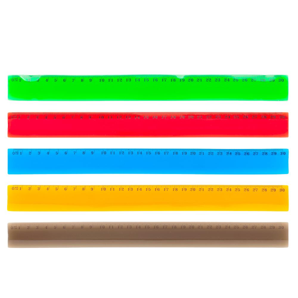 Regla flexy pvc 30cm - produccion nacional produccion nacional Azul miniatura 3
