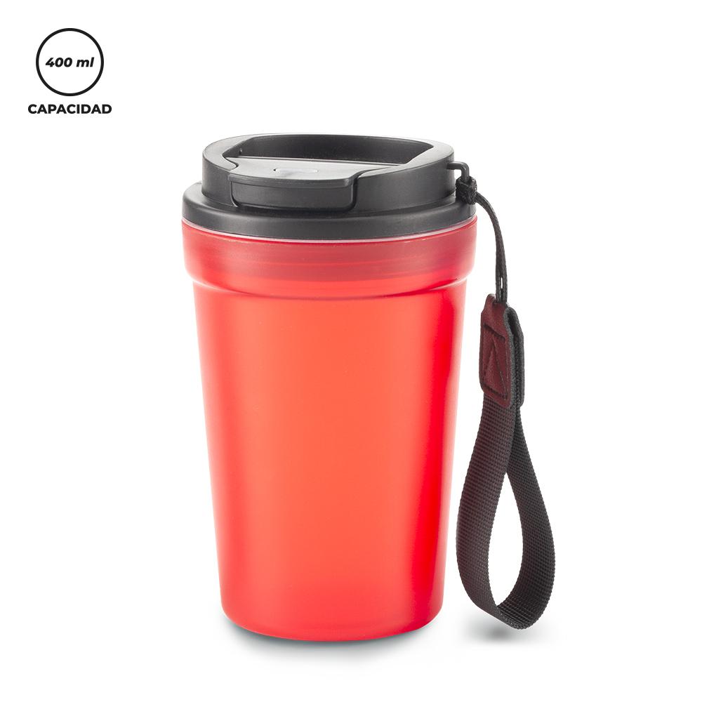Mug plástico voltra 400 ml Azul miniatura 3