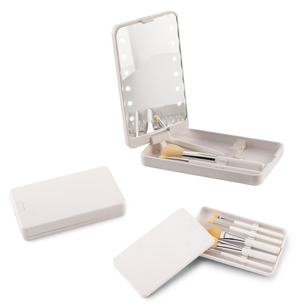 Set de brochas mirror light Blanco front