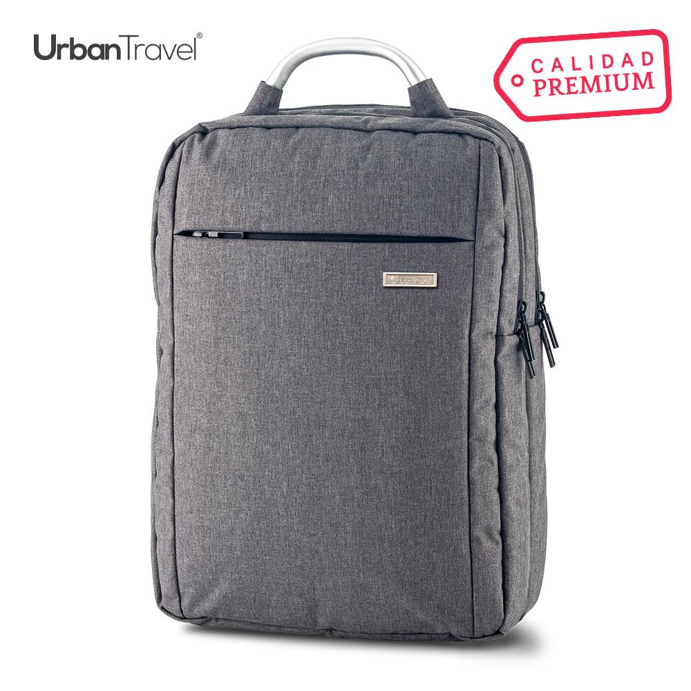 Morral backpack mangini urban travel Gris Oscuro miniatura 3