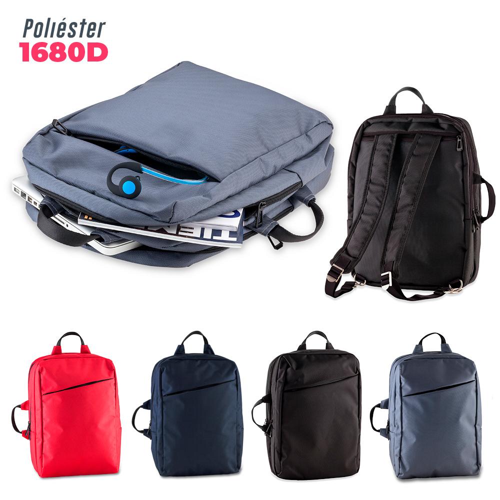 Morral backpack nordic oferta oferta Negro-rojo front