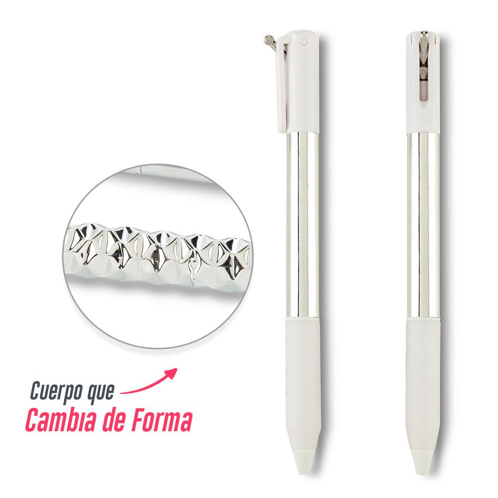 Boligrafo holographic - oferta oferta Blanco front