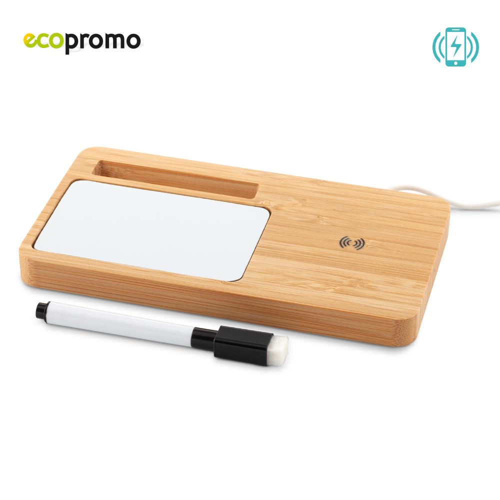 Cargador inalámbrico con tablero eco Bambú miniatura 4