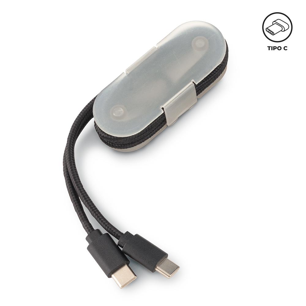 Cable tipo c 1 mt Azul miniatura 3