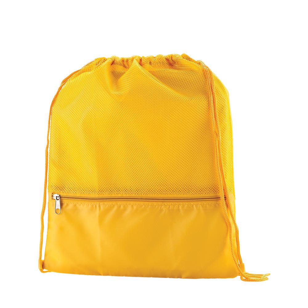 Sporty bag con malla Azul oscuro miniatura 3