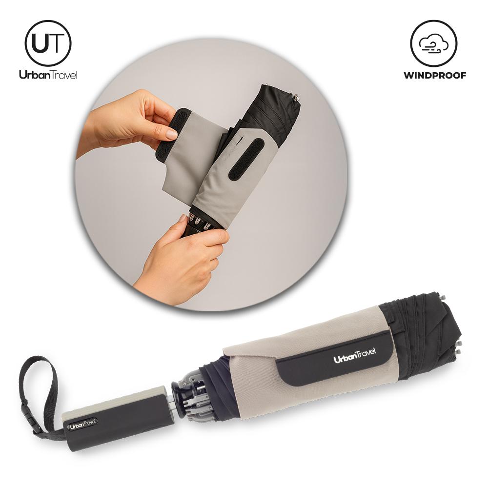Paraguas easyroll 23 urban travel Negro-Gris miniatura 4