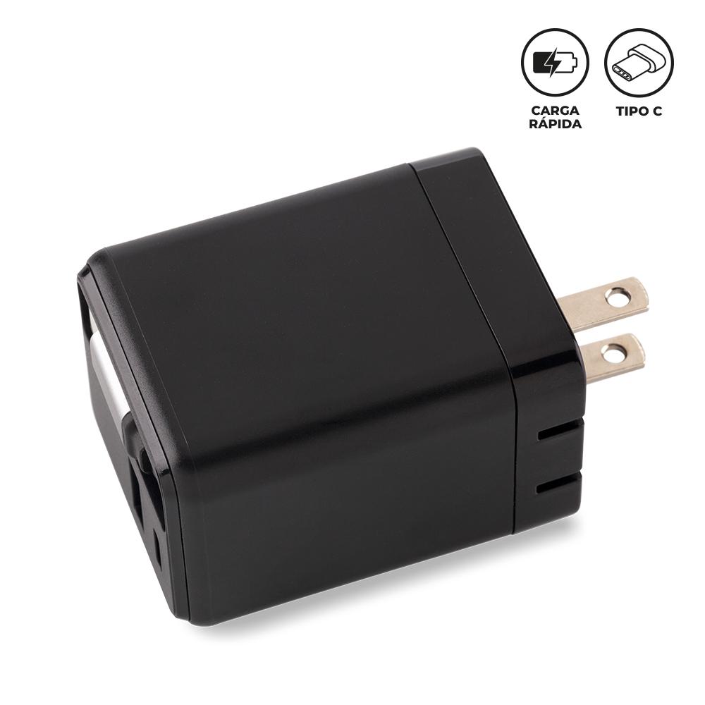 Multicargador con puertos fast 35w Negro miniatura 3