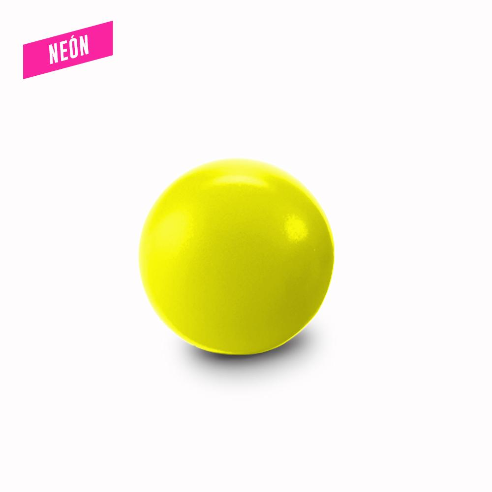 Bola antiestrés neón 6,7cm Azul Neon miniatura 5