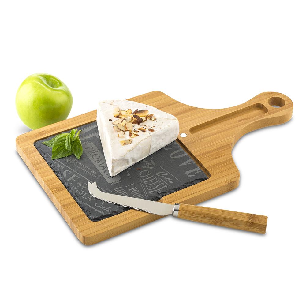 Set de queso edam Madera front