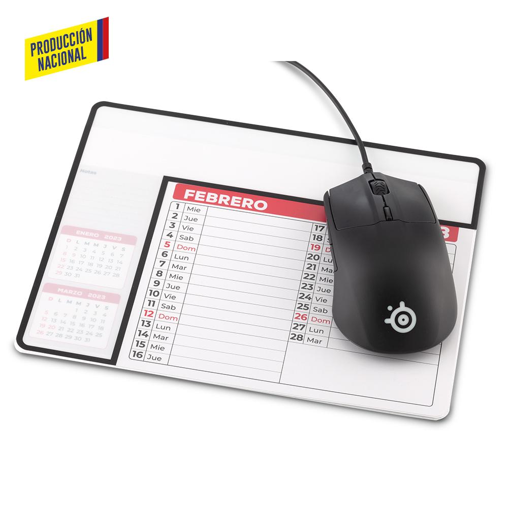 Mouse pad calendar - produccion nacional produccion nacional Borde Azul miniatura 3