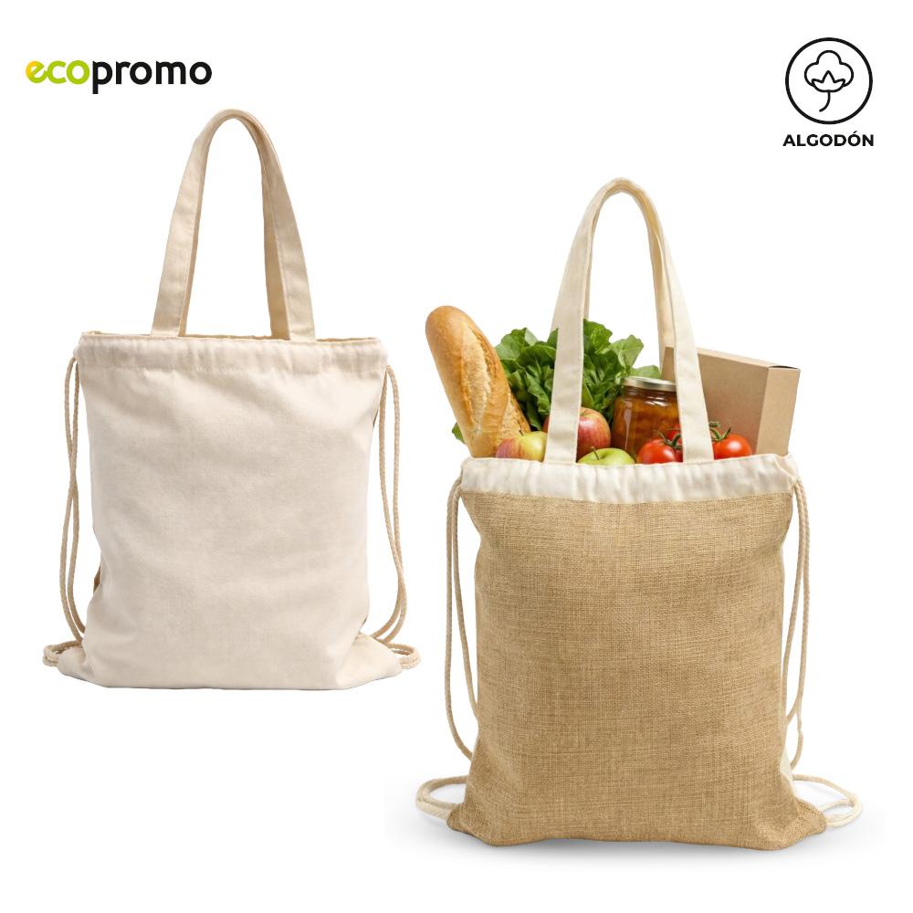 Bolsa en algodón y yute nativ 300gr nuevo Natural miniatura 2