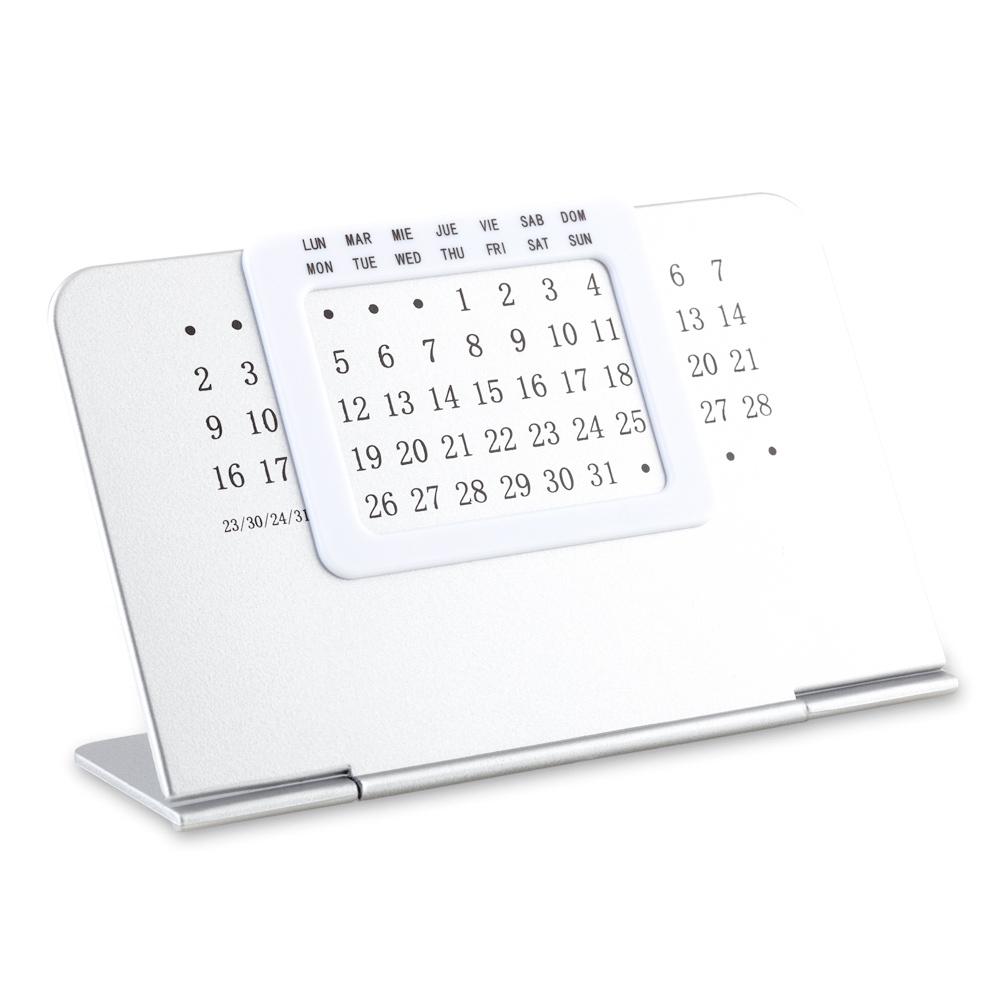 Calendario perpetuo plastico Azul miniatura 4