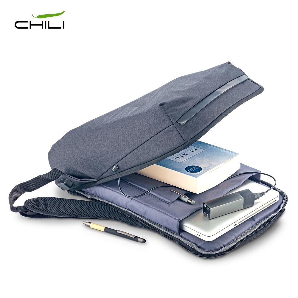 Morral backpack antirrobo chili Negro-Gris Oscuro miniatura 4