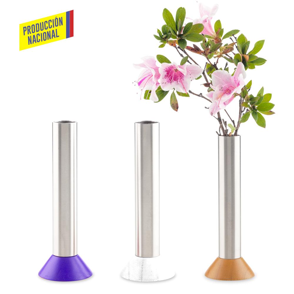 Florero inox - produccion nacional - oferta oferta Azul front