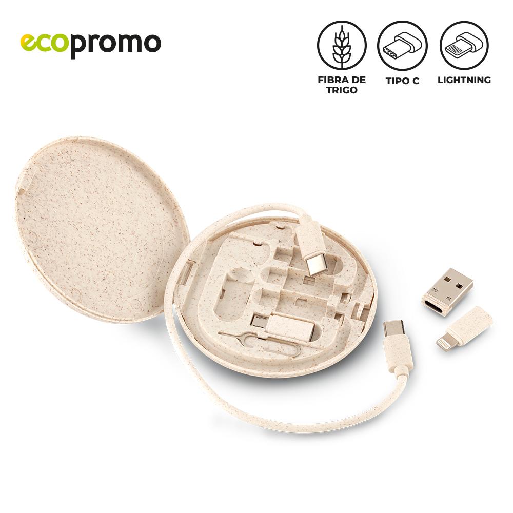 Cable multicargador gauss eco Natural miniatura 4