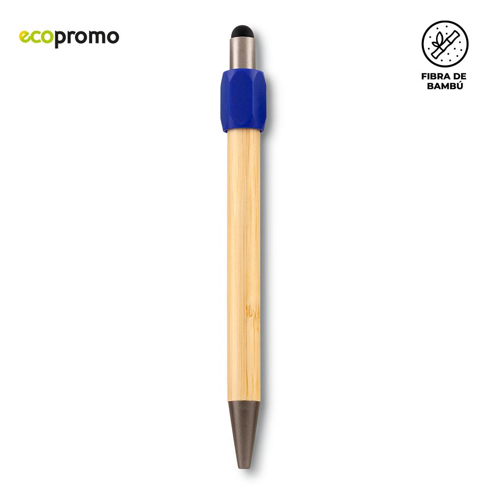 Boligrafo helix bamboo Azul miniatura 5