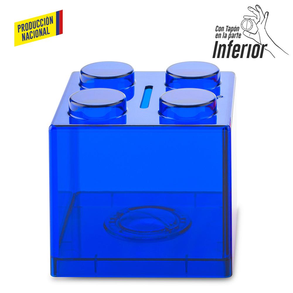 Alcancia cubo apilable - produccion nacional produccion nacional Blanco miniatura 4