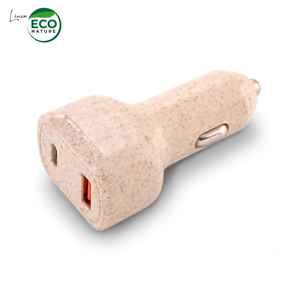 Cargador para carro eco Blanco miniatura 3