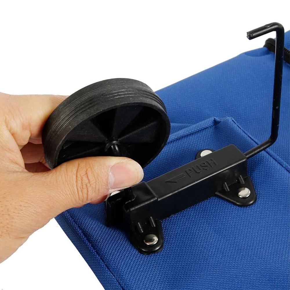 Carrito shopping bag zipper Azul Royal miniatura 8