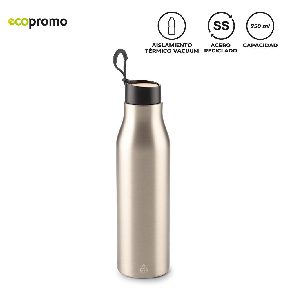 Botilito metálico plugsy 750 ml Botella Silver miniatura 6