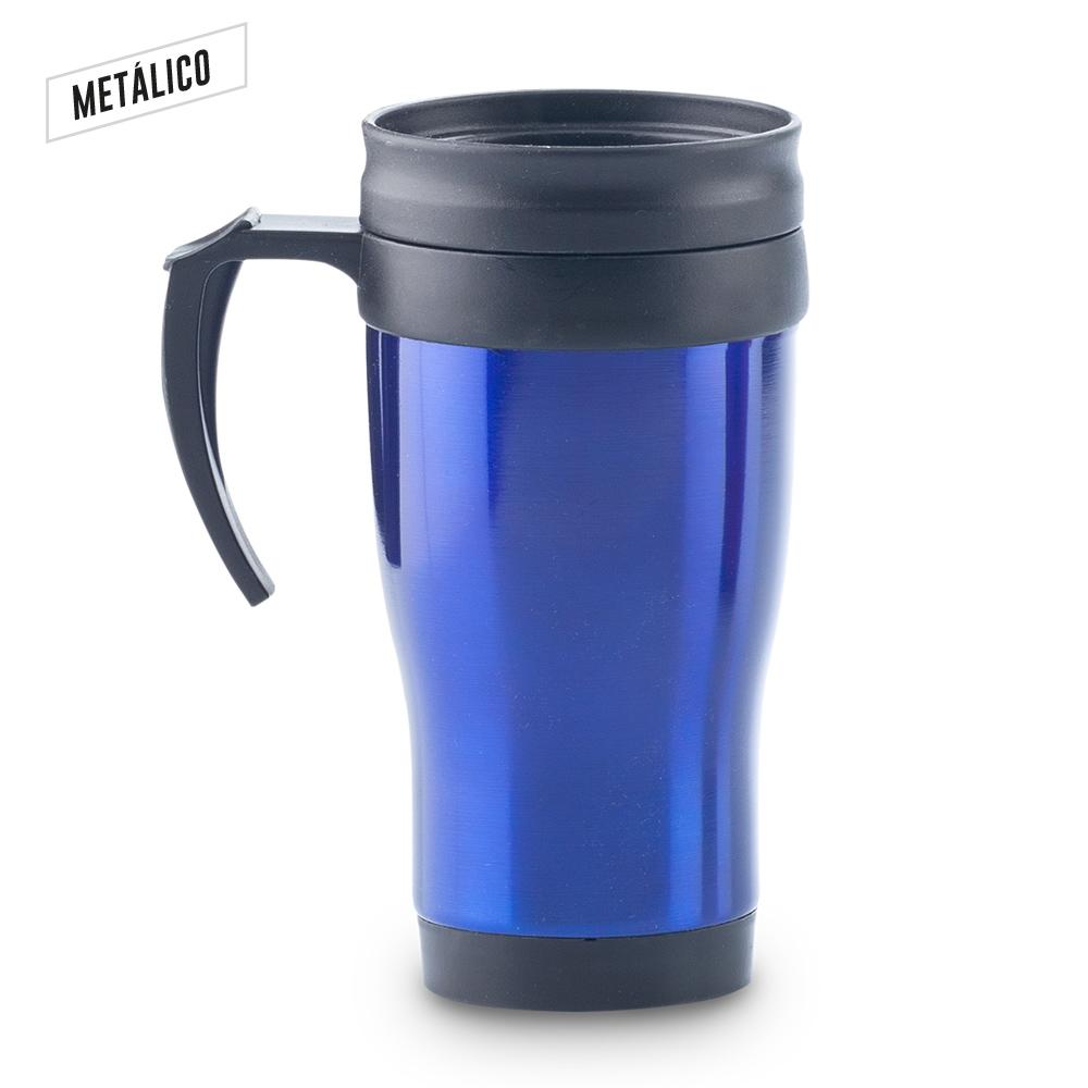 Mug metalico quest 450ml Rojo miniatura 3