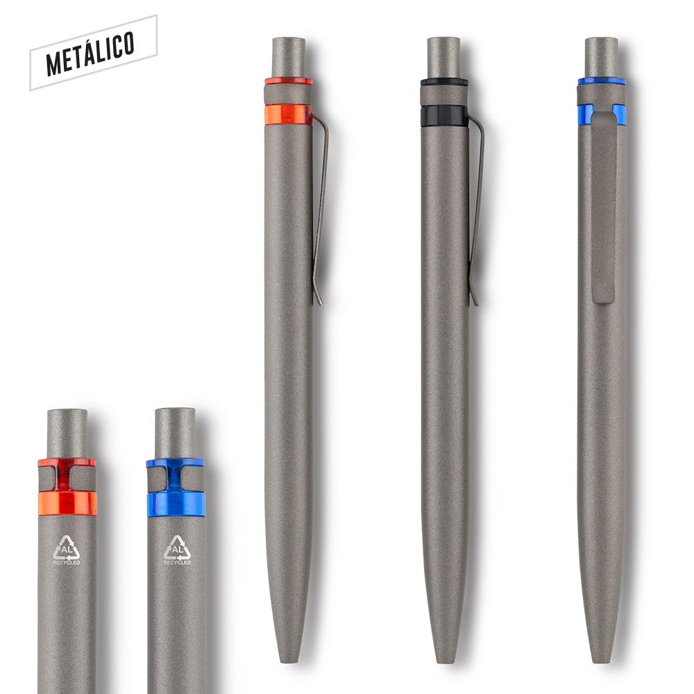Boligrafo funk Azul front