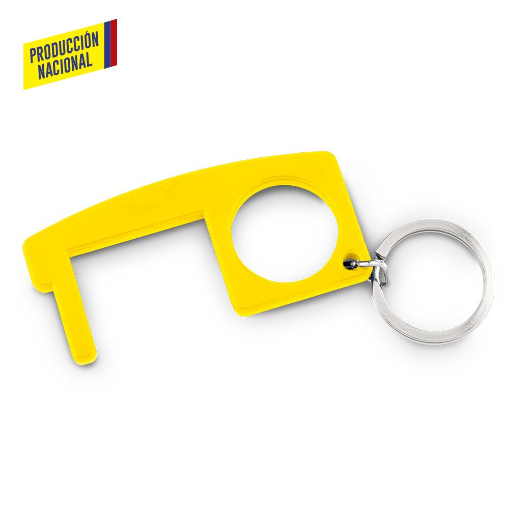 Llavero plastico multiusos anticontacto - produccion nacional produccion nacional Azul Argolla Economica miniatura 10