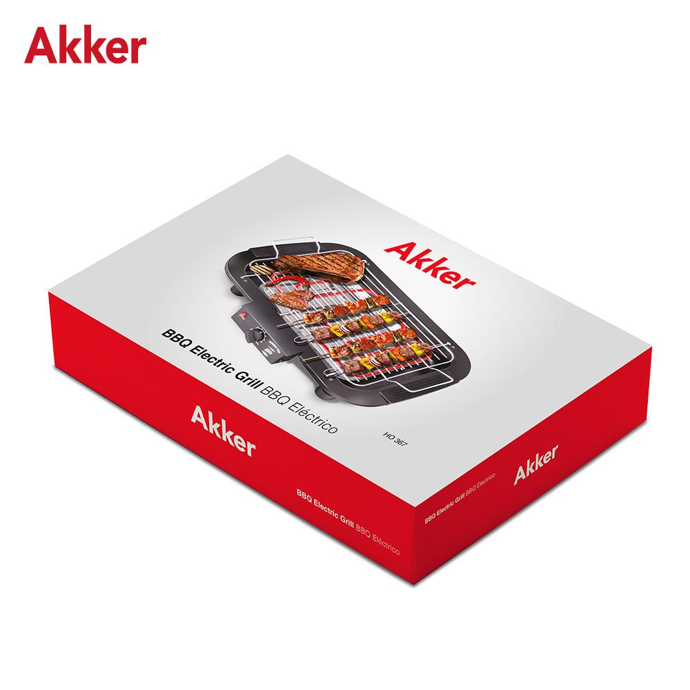 Akker bbq electrico Negro miniatura 3