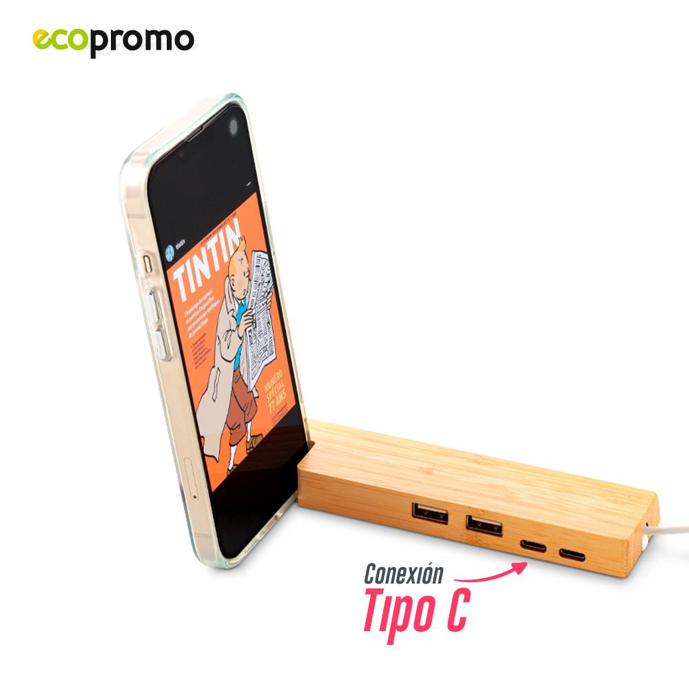 Puerto usb ruler bamboo Bamboo miniatura 3