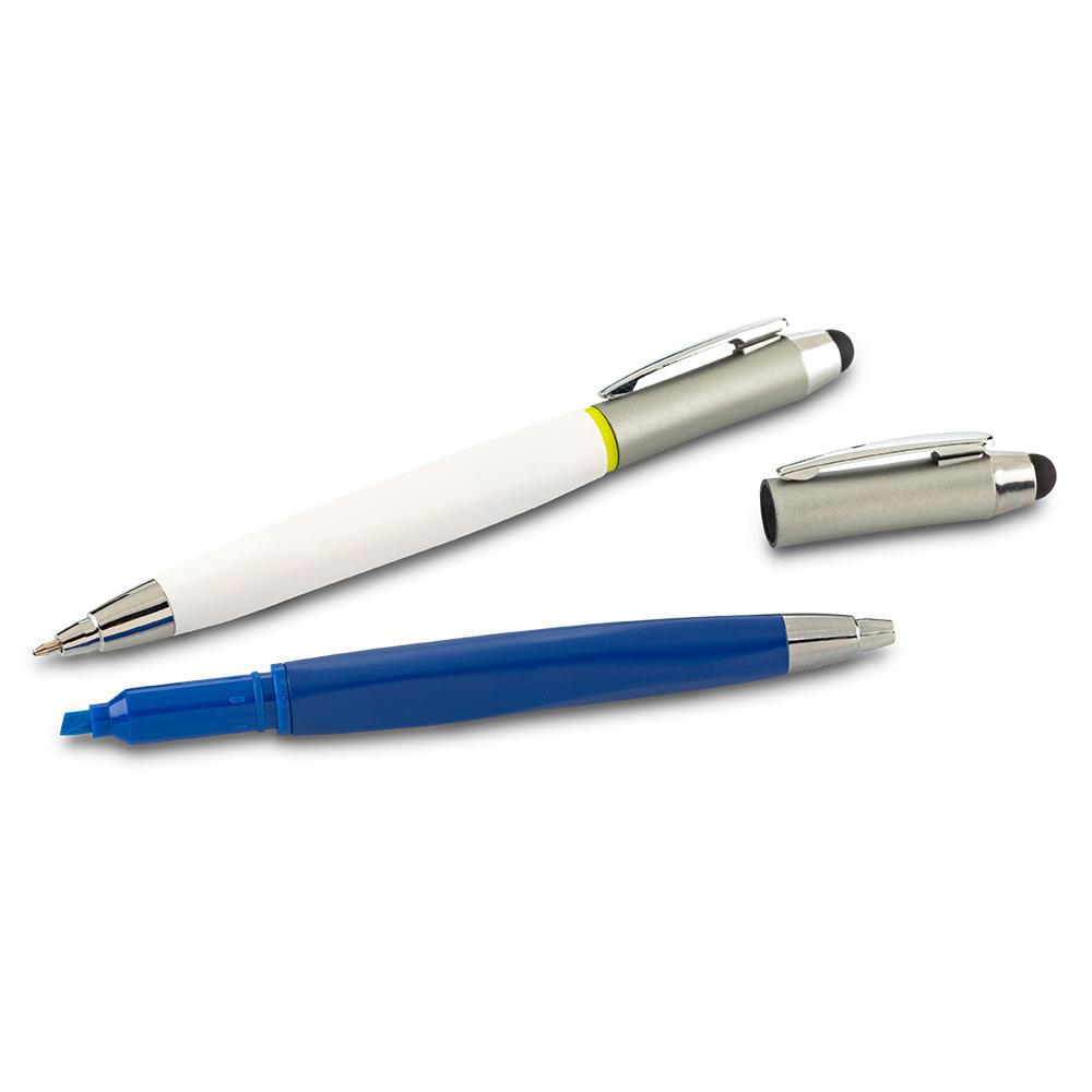 Boligrafo carson 3-1 - oferta oferta Azul - Resaltador Azul miniatura 3
