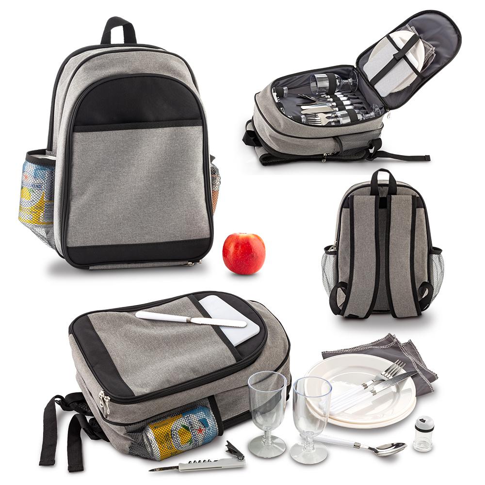 Picnic set Negro-gris front