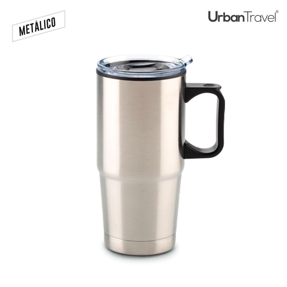 Mug metálico cobalt urban travel 600ml Silver miniatura 3