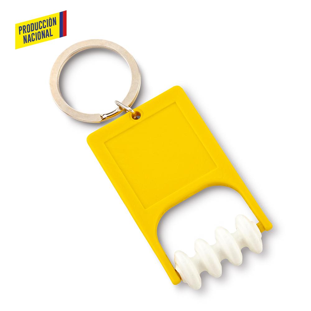 Llavero relajante produccion nacional Amarillo miniatura 3