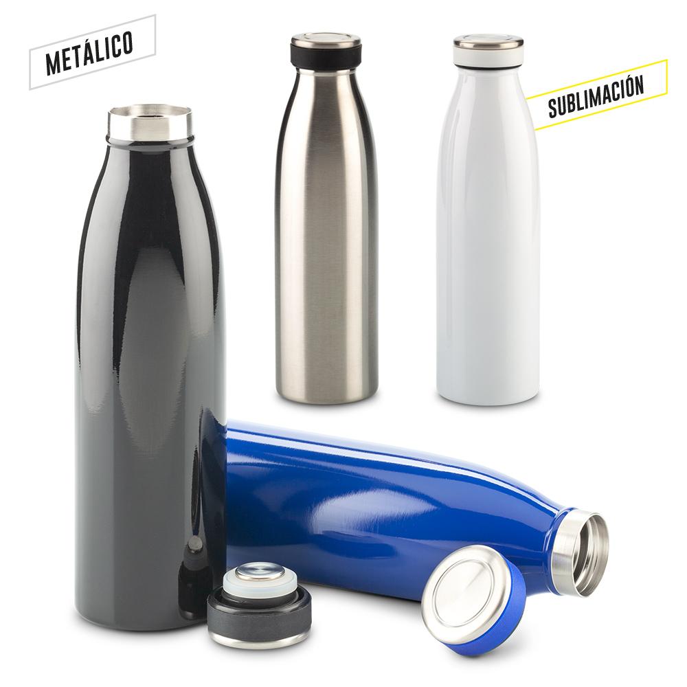 Botilito metalico anders 500ml Silver front
