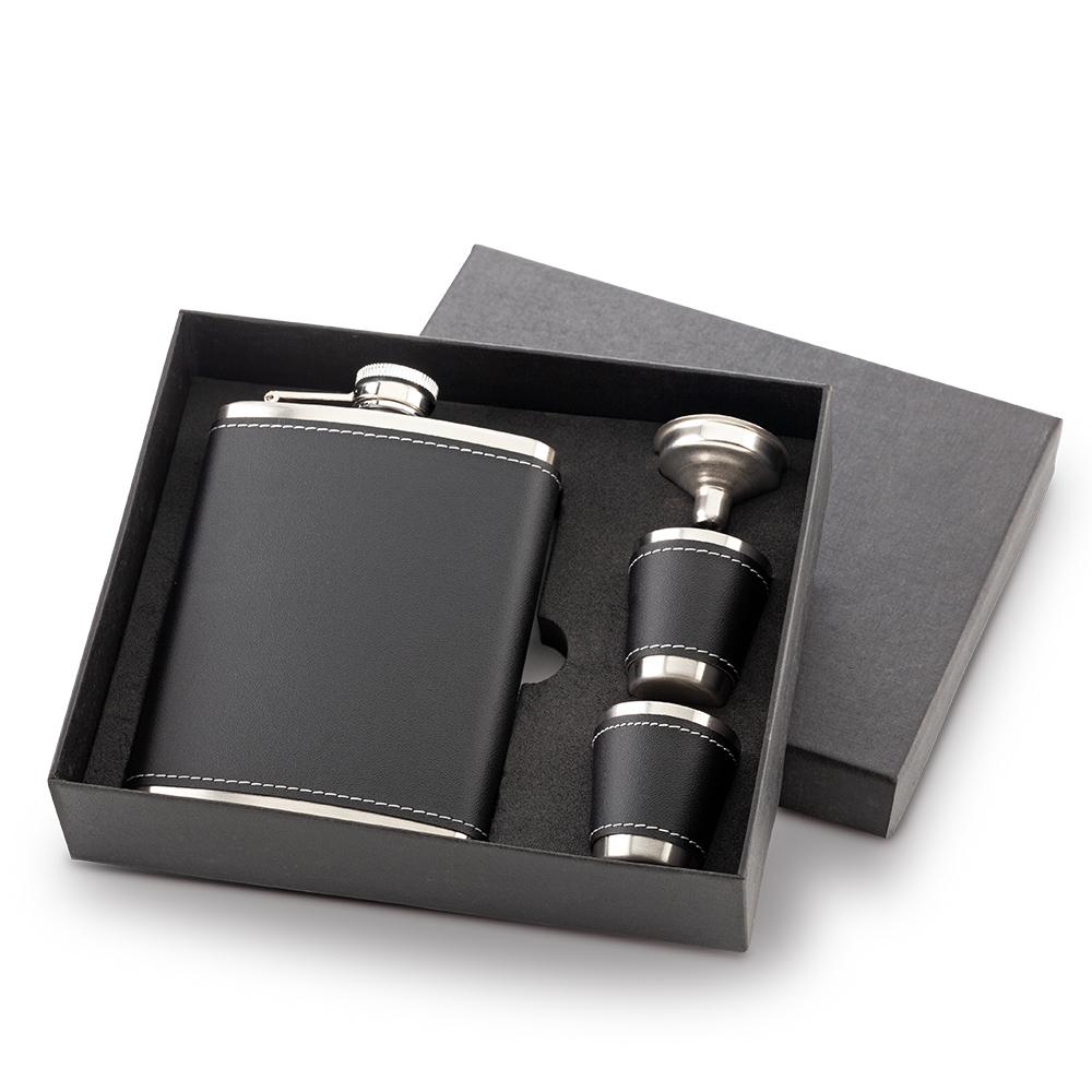 Set licorera malt Negro-silver miniatura 5